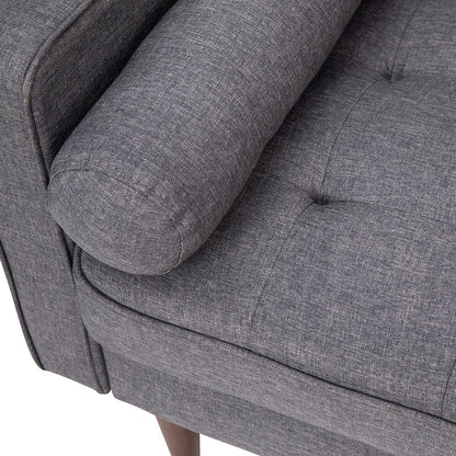Flash Furniture Hudson Upholstered Sofa, Dark Gray