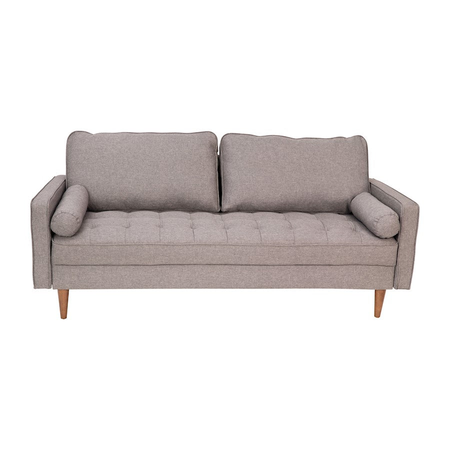 Flash Furniture Hudson Upholstered Sofa, Stone Gray