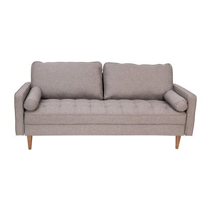 Flash Furniture Hudson Upholstered Sofa, Stone Gray