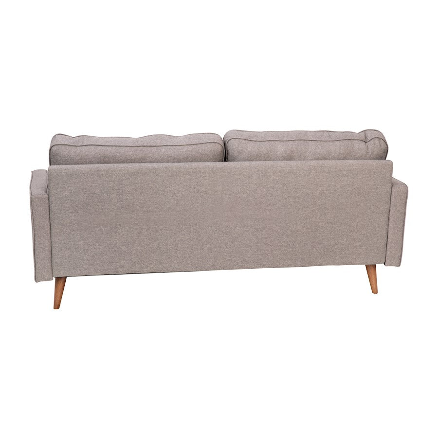 Flash Furniture Hudson Upholstered Sofa, Stone Gray