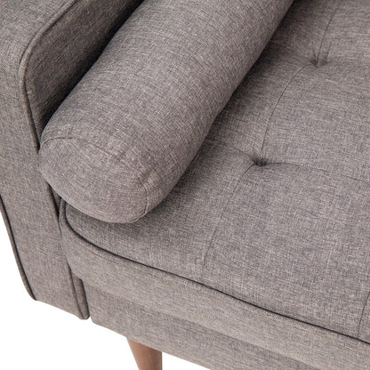 Flash Furniture Hudson Upholstered Sofa, Stone Gray