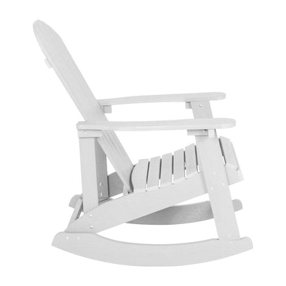 Flash Furniture Savannah 2 Rockers/1 Table, WH