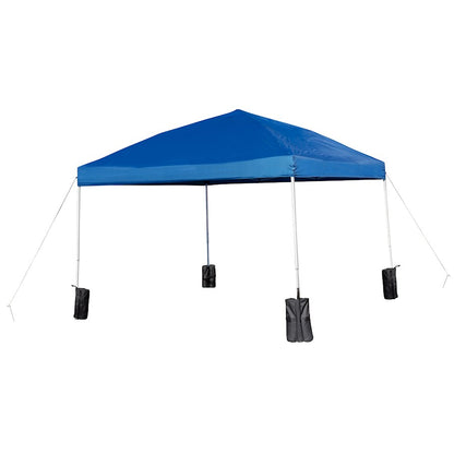 Flash Furniture Harris Canopy Tent/Folding Bench, Blue