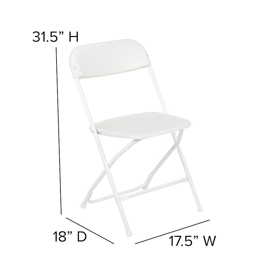 Flash Otis Wheeled Canopy Tent/Table/4 Chairs, WH