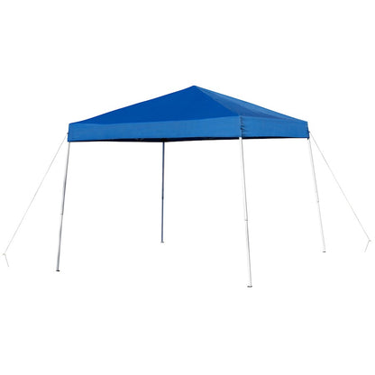 Flash Otis 8'X8' Canopy Tent/Table/4 Chairs, Blue