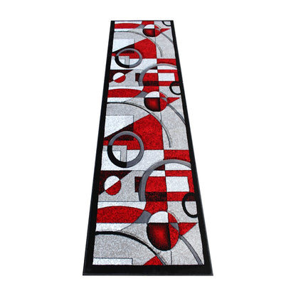 Flash Furniture Elias 2X7 Abstract Rug, Red