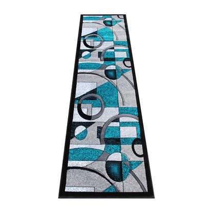 Flash Furniture Elias 2X7 Abstract Rug, Turquoise
