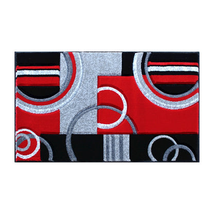 Flash Furniture Audra 2X3 Geometric Rug, Red