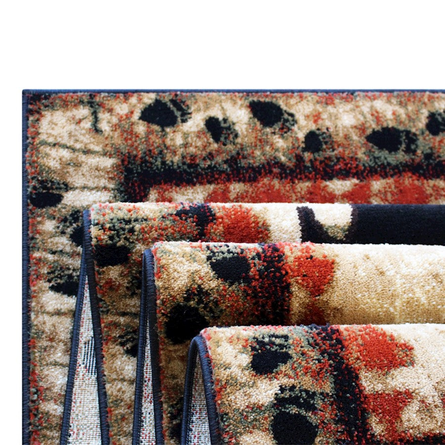 Flash Furniture Ursus 3' X 10' Bear/Cub Area Rug, Brown