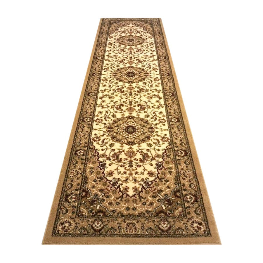 Flash Furniture Mersin 3X10 Persian Area Rug, Ivory