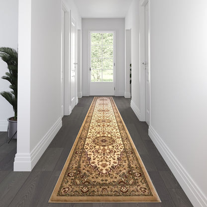 Flash Furniture Mersin 3X20 Persian Area Rug, Ivory