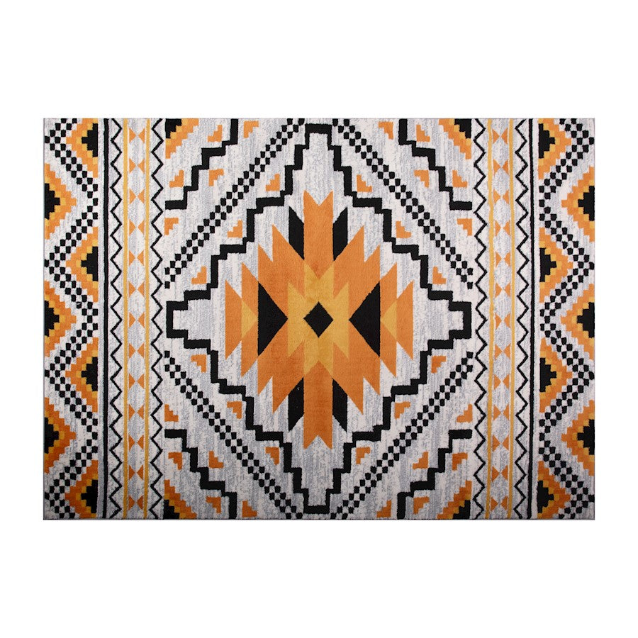 Flash Payson 5' x 7' Area Rug, Orange