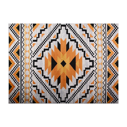 Flash Payson 5' x 7' Area Rug, Orange
