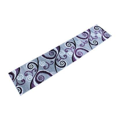 Flash Furniture Valli 2X11 Modern Area Rug, Purple