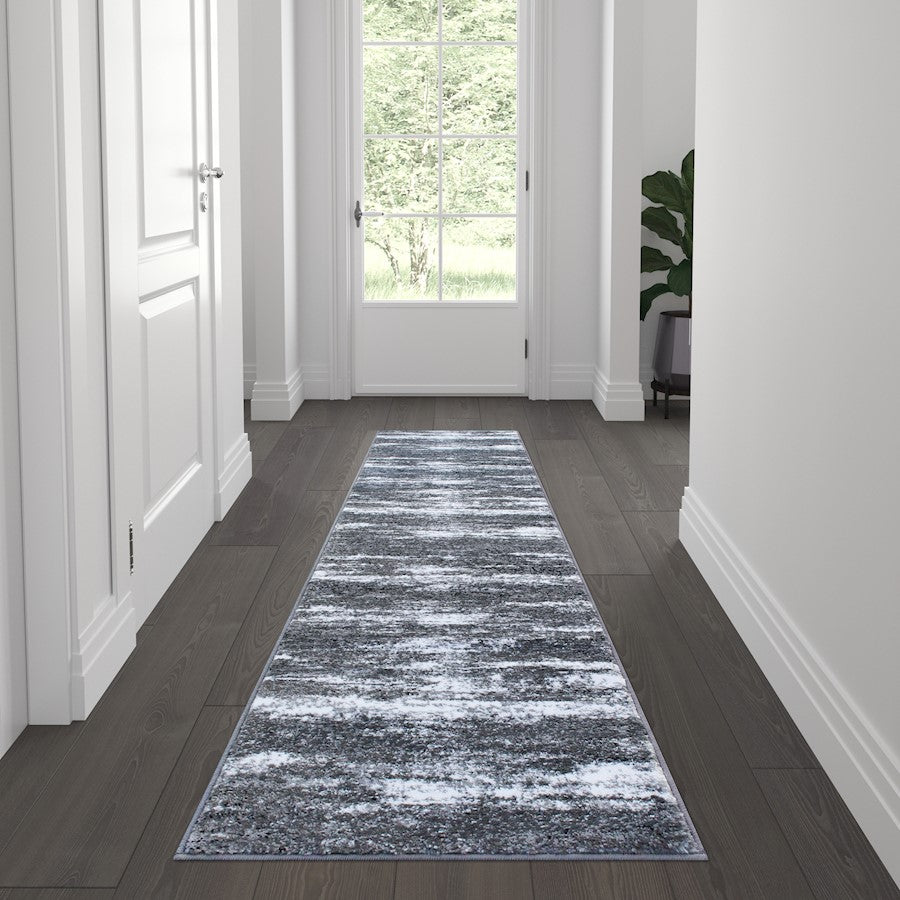 Flash Furniture Marian 2' X 7' Area Rug, Grey