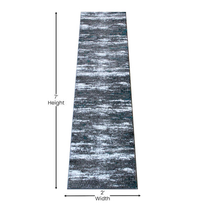 Flash Furniture Marian 2' X 7' Area Rug, Turquoise