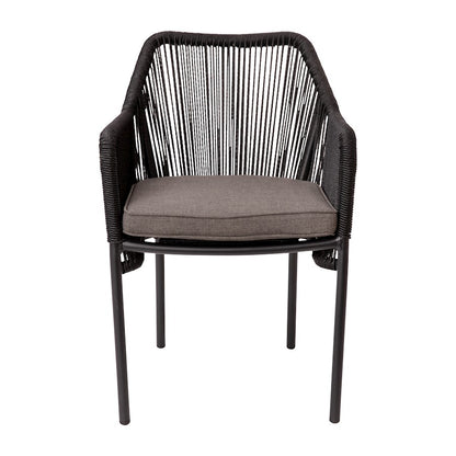 Flash Furniture Kallie Patio Chairs, Set Of 2, Black