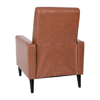 Flash Furniture Ezra Pushback Recliner, Cognac Brown