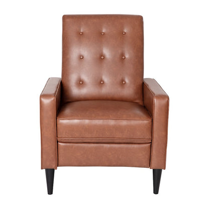 Flash Furniture Ezra Pushback Recliner, Cognac Brown