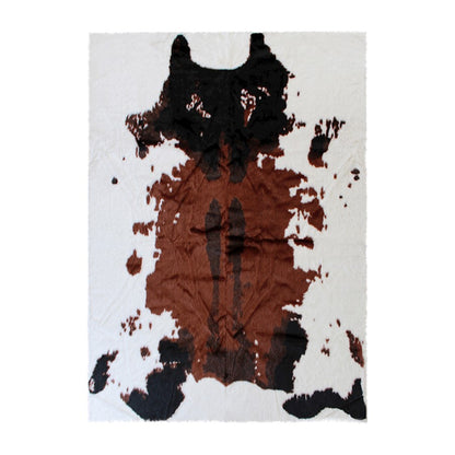 Flash Furniture Barstow 3X5 Faux Cowhide Rug, Brown