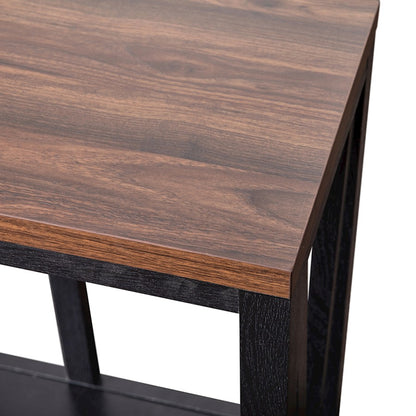 Flash Charlotte Entry Table, Black/Walnut