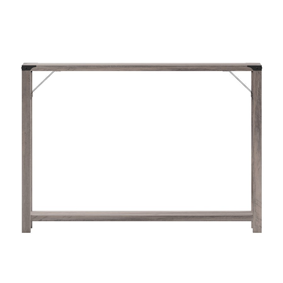 Flash Wyatt 2 Tier Entry Table, Gray Wash