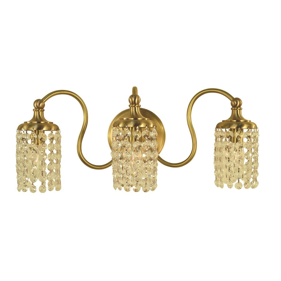 Framburg Eliana 3 Light Bath Sconce, Matte Black - F-5903MBLACK