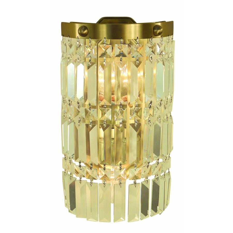Framburg Hannah 2 Light 17" Bath Sconce, Brushed Brass - F-5947BR