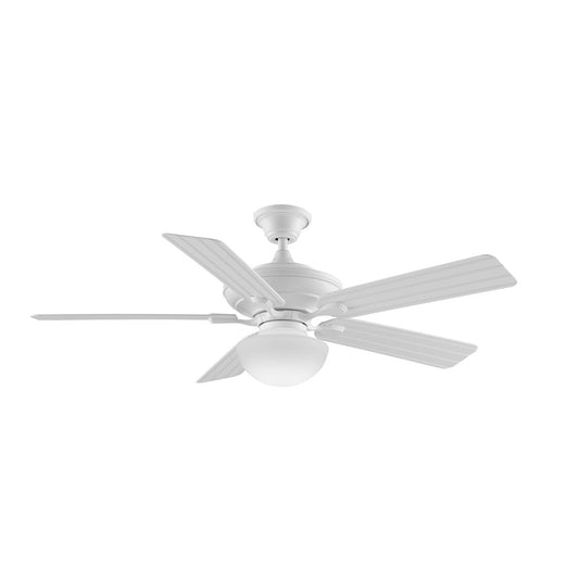 Fanimation my AC Motor 54in 5-Blade Ceiling Fan | Matte White Finish | Living Room & Bedroom | 15 x 15 x 12 in | Model A1MW