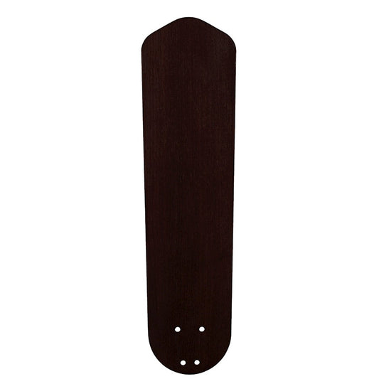 Fanimation myFan 54in 5-Blade Fan Blade Set | Dark Walnut Painted Wood | Ceiling Fan Replacement Blades for Medium Rooms | Model B254DWA