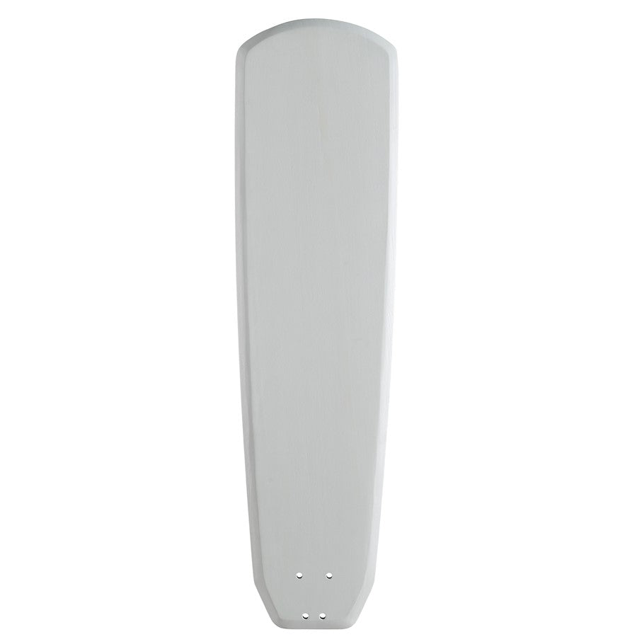 Fanimation Buttonwood 72in 5-Blade Set | Matte White Painted Wood | Ceiling Fan Blades for Large Rooms | 32.36 x 8.74 x 2.68 in | Model B372MW