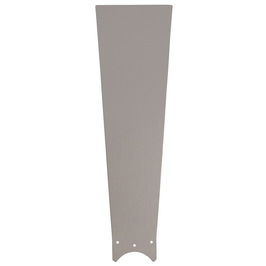 Fanimation Kubix & Zonix 20in Satin Nickel Blade Set of 3 | Metal Ceiling Fan Blades | 42in Sweep Fans | 20 x 6 x 0.24 in | Model B4442SN