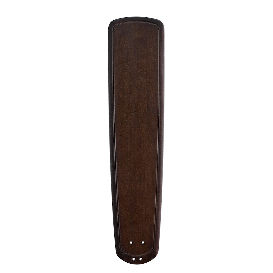 Fanimation Buttonwood 72in 5-Blade Set | Walnut & Dark Walnut Wood | Ceiling Fan Blades for Damp Locations | 32 x 8 x 3 in | Model B472WADWA