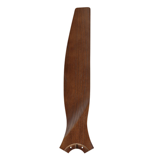 Fanimation Spitfire 54in Ceiling Fan Blade Set Whiskey Wood Buttonwood | Covered Patio & Living Room | 26.2 x 6.22 x 1.5 in | Model B6720-54WK