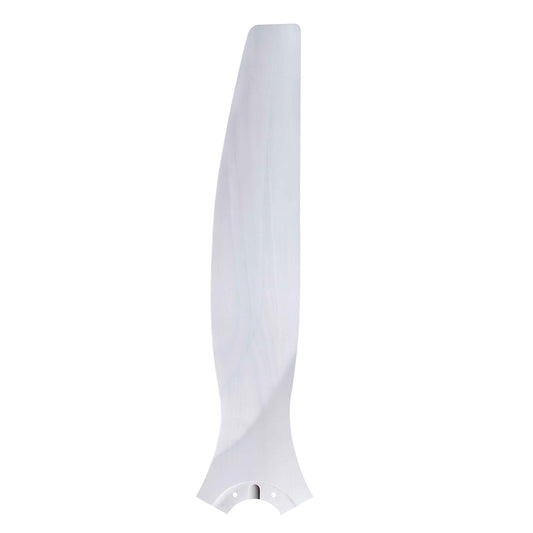 Fanimation Spitfire 54in 3-Blade Ceiling Fan Blade Set | White Washed Buttonwood | Covered Patio & Living Room | 26.2 x 6.22 x 1.5 in | Model B6720-54WW