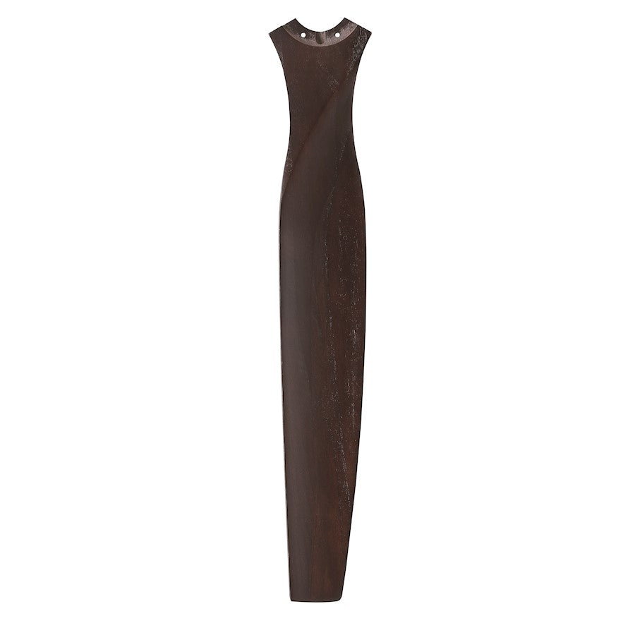 Fanimation Spitfire DC 72in 3-Blade Set | Dark Walnut Buttonwood | Indoor & Outdoor Ceiling Fan Blades | 35 x 6 x 2 in | Model B6720-72DWA