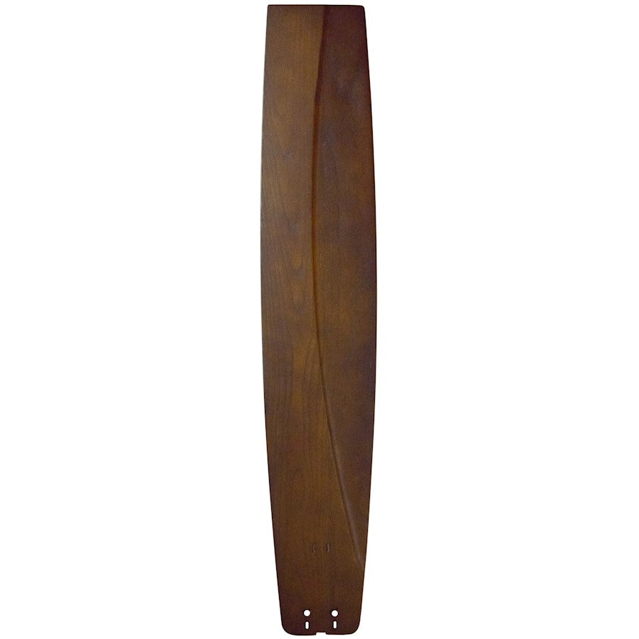 Fanimation Big Island 36in 5-Blade Set | Carved Wood Walnut | Ceiling Fan Blades | 36 x 6.88 x 0.3 in | Model B6831WA
