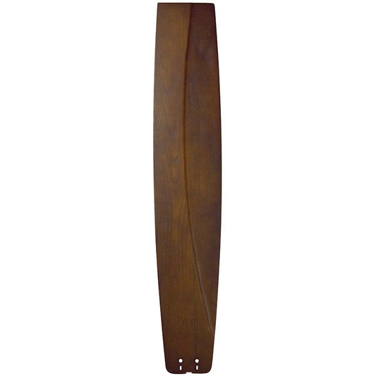 Fanimation Big Island 36in 5-Blade Set | Carved Wood Walnut | Ceiling Fan Blades | 36 x 6.88 x 0.3 in | Model B6831WA