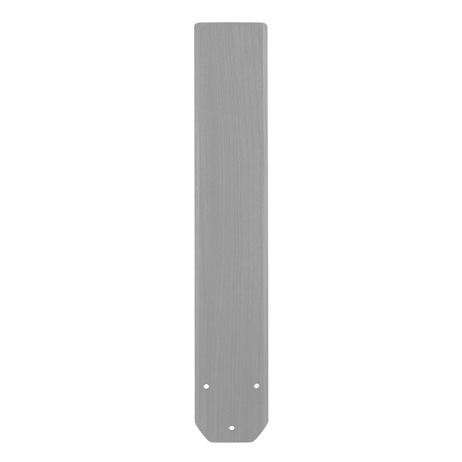 Fanimation 52in Brushed Nickel Wood Fan Blades Set of 8 | Modern Metallic Finish | Replacement Blades for Ceiling Fans | Model B7914BN