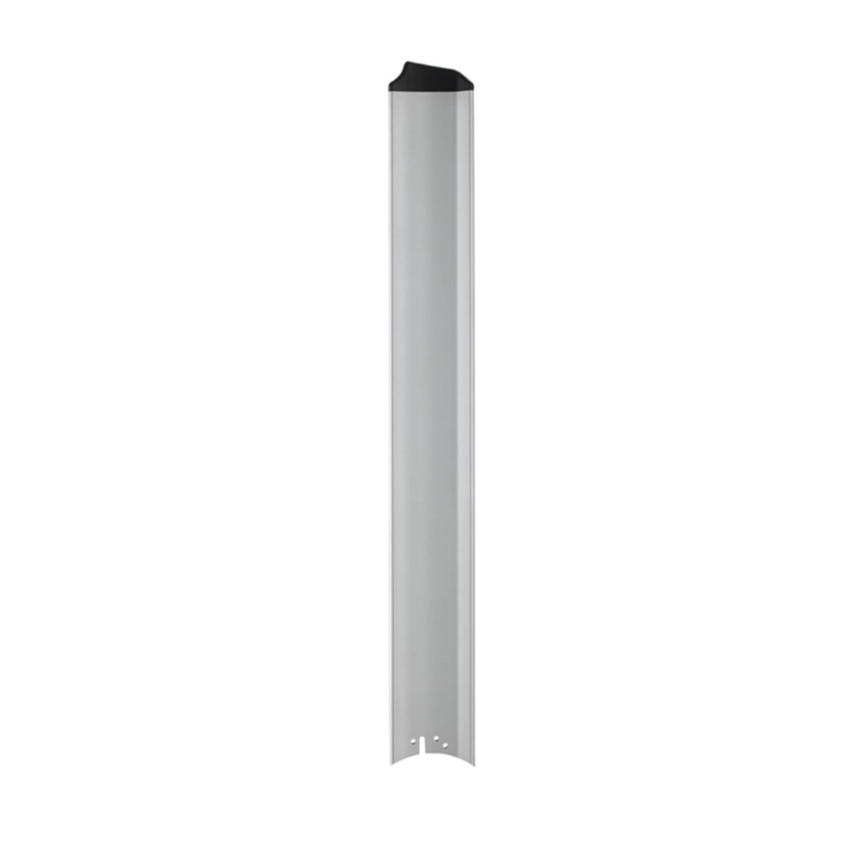 Fanimation Stellar Custom 56in 8-Blade Set | Silver Aluminum with Black Tip | Ceiling Fan Blades for Wet Locations | 25 x 4 x 1 in | Model B7997-56SLW