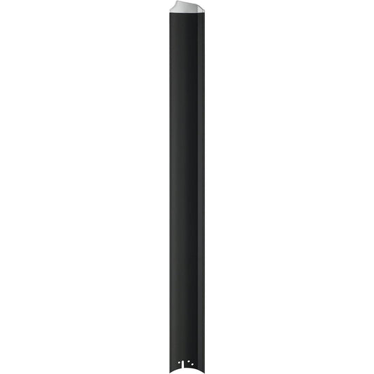 Fanimation Stellar 72in 8-Blade Set | Black with Silver Tip Aluminum | Ceiling Fan Blades for Wet Locations | 33 x 4 x 1 in | Model B7997-72BLW