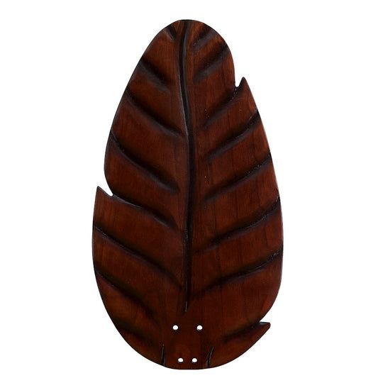 Fanimation Buttonwood 54in 5-Blade Set | Dark Cherry Wood Blades | Damp-Rated Ceiling Fan Blades for Indoor & Covered Outdoor | Model B854DC