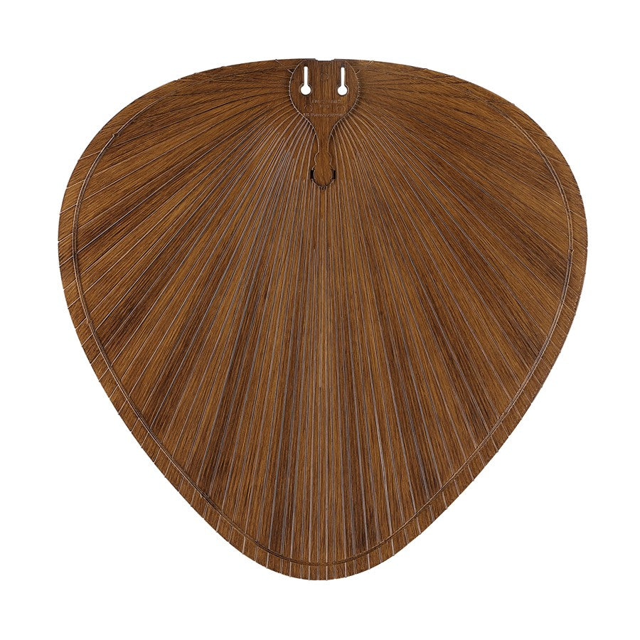 Fanimation BPP1K 22in Wide Oval Composite Koa Fan Blades | Set of 5 for 52in Sweep | Wet Rated Indoor & Outdoor | 22 x 22 x 0.4 in | Model BPP1K