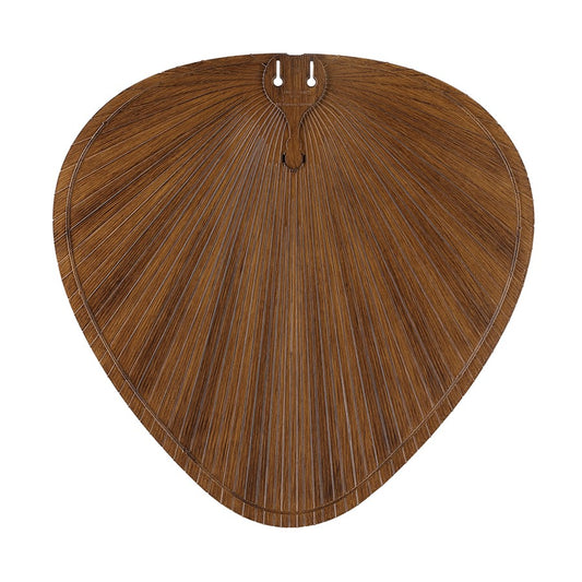 Fanimation BPP1K 22in Wide Oval Composite Koa Fan Blades | Set of 5 for 52in Sweep | Wet Rated Indoor & Outdoor | 22 x 22 x 0.4 in | Model BPP1K