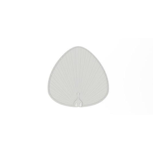Fanimation BPP1MW 22in Wide Oval Composite Matte White Fan Blades | Set of 5 for 52in Sweep | Wet Rated Indoor & Outdoor | Model BPP1MW