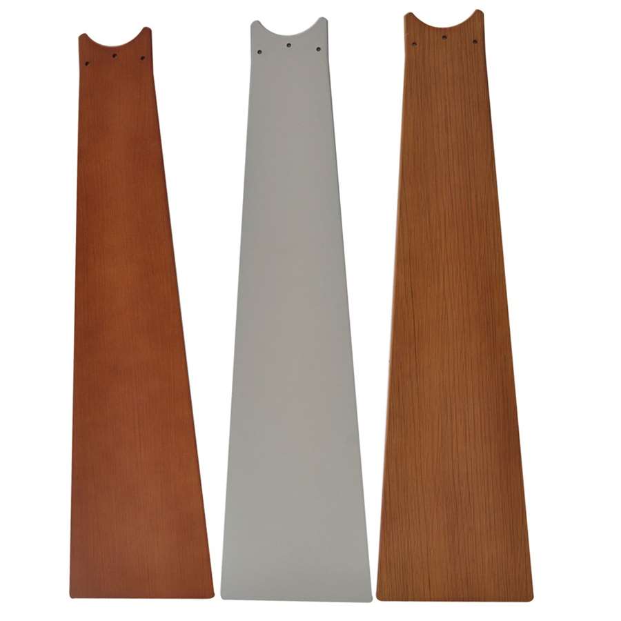 Fanimation Kubix 26in 3-Blade Walnut Composite Fan Blade Set | Wet-Rated Replacement | Indoor & Covered Patio Ceiling Fans | Model BPW4426WA
