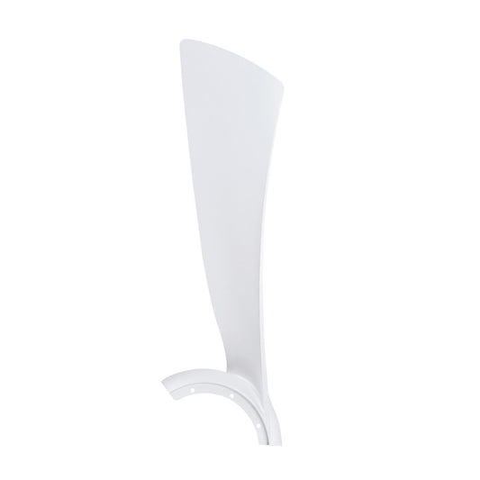 Fanimation Wrap Custom 48in 3-Blade Set | Matte White Composite | Ceiling Fan Blades for Damp Locations | 24 x 7 x 4 in | Model BPW8530-48MW