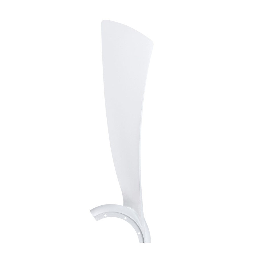Fanimation Wrap Custom 52in 3-Blade Set | Matte White Composite Fan Blades | Damp Rated Indoor & Outdoor Ceiling Fan | Model BPW8530-52MW