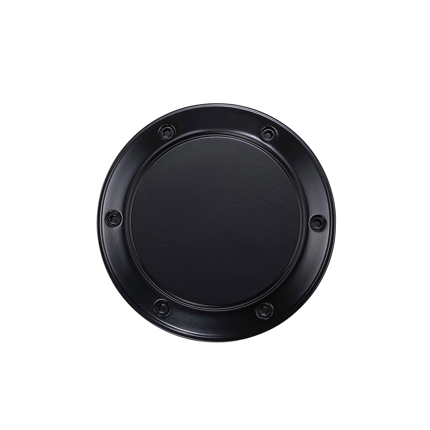 Fanimation Spitfire Decorative Cap | Black Metal | Damp-Rated Ceiling Fan Accessory | Covered Patio & Bathroom | 5.13 x 5.13 x 0.39 in | Model CAP6721BL