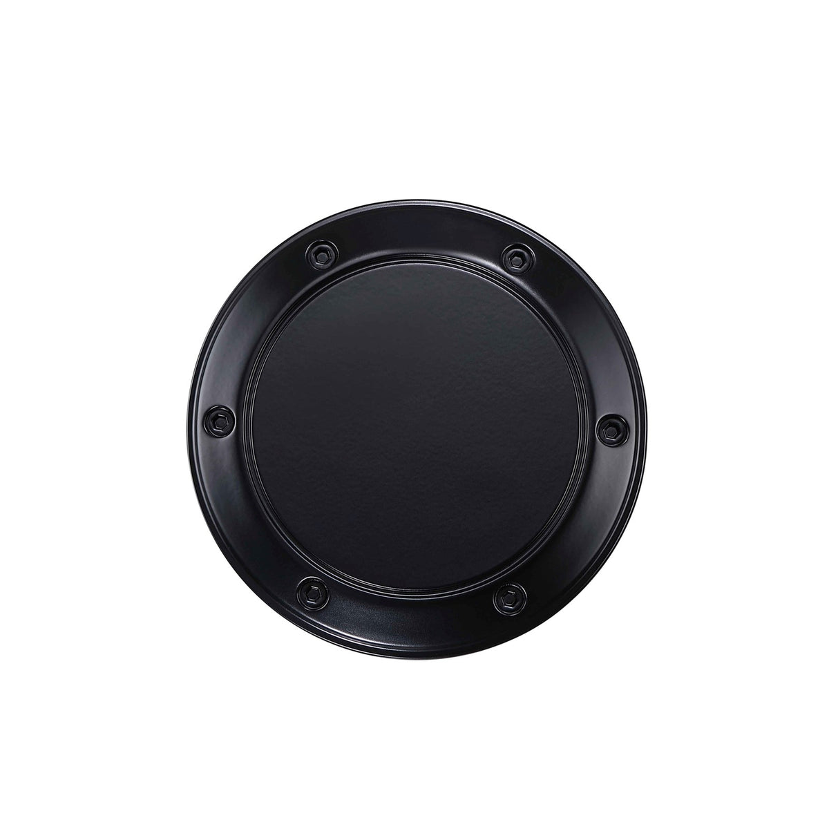 Fanimation Spitfire Decorative Cap | Black Metal | Damp-Rated Ceiling Fan Accessory | Covered Patio & Bathroom | 5.13 x 5.13 x 0.39 in | Model CAP6721BL